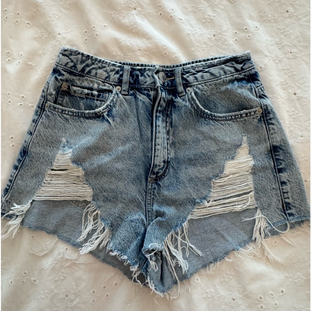 Garage denim shorts